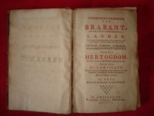 STARA KSIĄŻKA - VAN BRABANT- HOLLAND Z 1770- Z 22 MIEDZIANYMI RYBAMI: na sprzedaż  Wysyłka do Poland