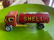 Usado, Caminhão tanque Mex/BP Mettoy British Tin Shell década de 1950; 8" de comprimento comprar usado  Enviando para Brazil