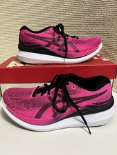 Tênis feminino Asics Running GlideRide 3 1012B180 rosa preto branco US8.5 usado comprar usado  Enviando para Brazil