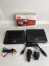 Sistema de DVD móvel RCA 7" tela dupla DRC69707 com carregadores extras - Testado funciona comprar usado Sistema de DVD móvel RCA 7" tela dupla DRC69707 com carregadores extras - Testado funciona comprar usado  Enviando para Brazil