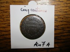 Monnaie centimes 7 d'occasion  Lormes