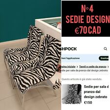 Sedie zebrate usato  Piacenza