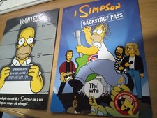 Promocard cartolina simpson usato  Torino