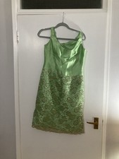 Jovani green polyester for sale  LONDON