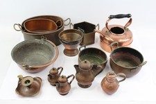 Copper ware assorted for sale  LEEDS