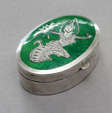 Pillendose silber 925 gebraucht kaufen  Berlin