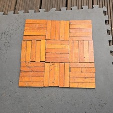 Reclaimed parquet teak for sale  HARWICH