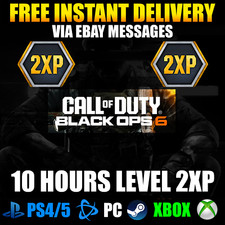 [10 HORAS] Call of Duty Black Ops 6 DOUBLE XP - Rank Up / Level Up 2XP Codes BO6 comprar usado  Enviando para Brazil