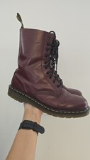 Martens 1490 burgundy for sale  GRAYS