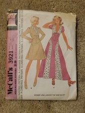 Mccalls 3921 vintage for sale  East Lansing