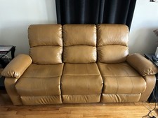 Ginger leather recliner for sale  Racine