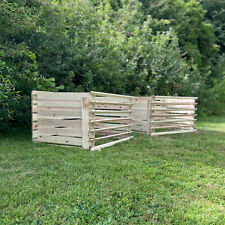 Set wooden slatted for sale  POOLE