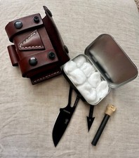 Bolsa Skystorm Leatherworks EDC, Bushcraft Survival, kit de incêndio, facas Esee comprar usado  Enviando para Brazil