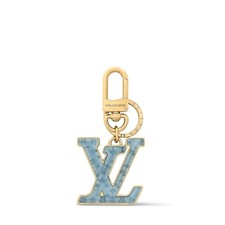 Porta-chaves amuleto bolsa logotipo vidro LOUIS VUITTON LV comprar usado  Enviando para Brazil