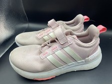 Usado, Tênis Adidas Kids Racer TR21 Meninas 2.5 Rosa Roupa Ativa Atlética Slip On comprar usado  Enviando para Brazil