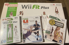 Nintendo Wii Fit Balance Board com Wii Fit Plus Novo Pacote de Treino Cardio U-LEIA comprar usado  Enviando para Brazil