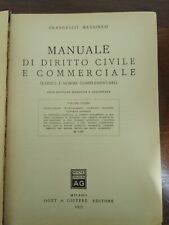Libro. manuale diritto usato  Messina