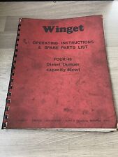 Winget model four for sale  PETERBOROUGH
