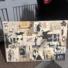 Paintings canvas banksy for sale  BRIGHTON