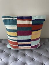 Lindo travesseiro Kilim listrado colorido 18” decorativo para casa excelente comprar usado  Enviando para Brazil