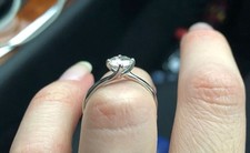 Bague gris diamant d'occasion  Boulogne-Billancourt