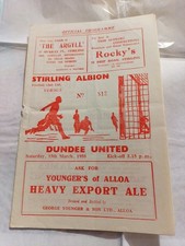 Stirling albion dundee for sale  DUNBAR