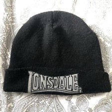 Black lonsdale beanie for sale  BRISTOL