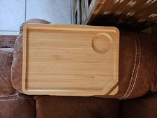Bandeja de braço de sofá, bandeja de sofá de bambu, bandeja dobrável de sofá, bandeja antiderrapante para apoio de braço de sofá, C, usado comprar usado  Enviando para Brazil
