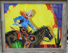 Original western watercolor for sale  Wichita