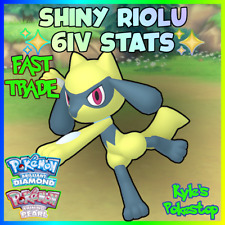 6IV 🌟BRILHANTE🌟 RIOLU / NÃO BRILHANTE | POKEMON DIAMANTE BRILHANTE E PÉROLA BRILHANTE BDSP comprar usado  Enviando para Brazil