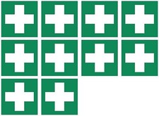 10x aufkleber rettungszeichen gebraucht kaufen  Schifferstadt