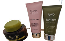 LOTE x 3 NOVOS PRODUTOS DE BELEZA ÓLEO DE ARGAN PARA CABELO, ESFOLIANTE CORPORAL E LOÇÃO CORPORAL, usado comprar usado  Enviando para Brazil