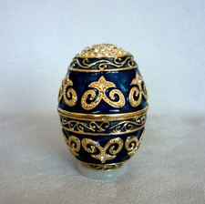 Blue gold enamelled for sale  BRENTWOOD