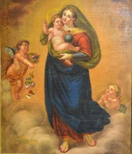 Antico dipinto olio usato  Salerno