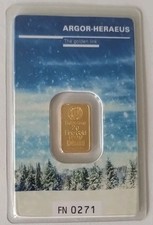 Goldbarren gramm argor gebraucht kaufen  München