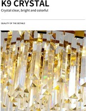 Luxury crystal pendant for sale  Houston