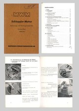 FENDT Schlepper Motor MWM KDW 615  Bedienung Wartung  Ersatzteillkatalog 1952 comprar usado  Enviando para Brazil