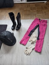 Reiterset mädchen reithelm gebraucht kaufen  Deutschland