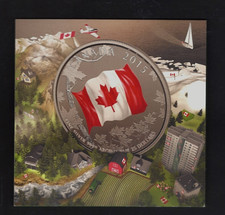 2015 bandeira do Canadá $25 prata fina (99,99) moeda colorida... 50 aniversário comprar usado  Enviando para Brazil