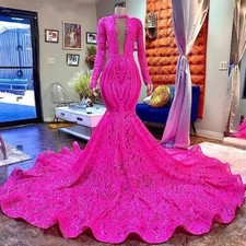 Fuschia sequined neck d'occasion  Expédié en Belgium
