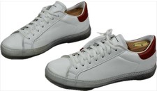 KITON SNEAKERS SHOES Branco Couro de Bezerro Edição Especial Luxo 42 = EUA Tamanho 9 comprar usado  Enviando para Brazil