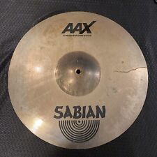 Prato Sabian AAX X-Plosion 17” Fast CrashCymbal / Rachado/ Veja Fotos comprar usado  Enviando para Brazil