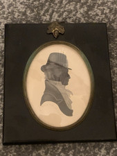 Antique silhouette picture for sale  DENBIGH