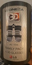 Usado, LG AGF216 - LG Cinema Family Pack - Óculos 3D 6 pares - Armação metálica e transparente comprar usado Usado, LG AGF216 - LG Cinema Family Pack - Óculos 3D 6 pares - Armação metálica e transparente comprar usado  Enviando para Brazil
