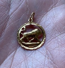 Vintage 9ct leo for sale  ROYSTON