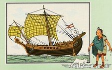 Chromo tintin hergé d'occasion  La Crau