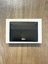 Usado, LACOSTE Acessórios Masculinos Estojo de Cartão de Couro Preto Edição Limitada VHTF Popular Pro comprar usado  Enviando para Brazil