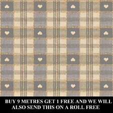 Grey gingham love for sale  BRADFORD