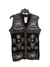 Vtg embroidered vest for sale  Sardis
