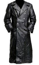 Mens black leather for sale  HIGH PEAK